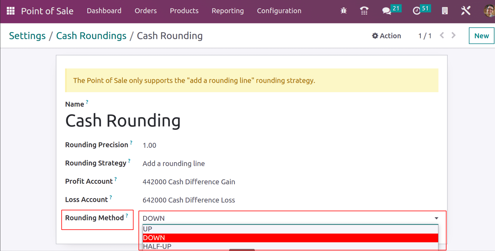 An Overview of Cash Roundings in Odoo 16 POS-cybrosys