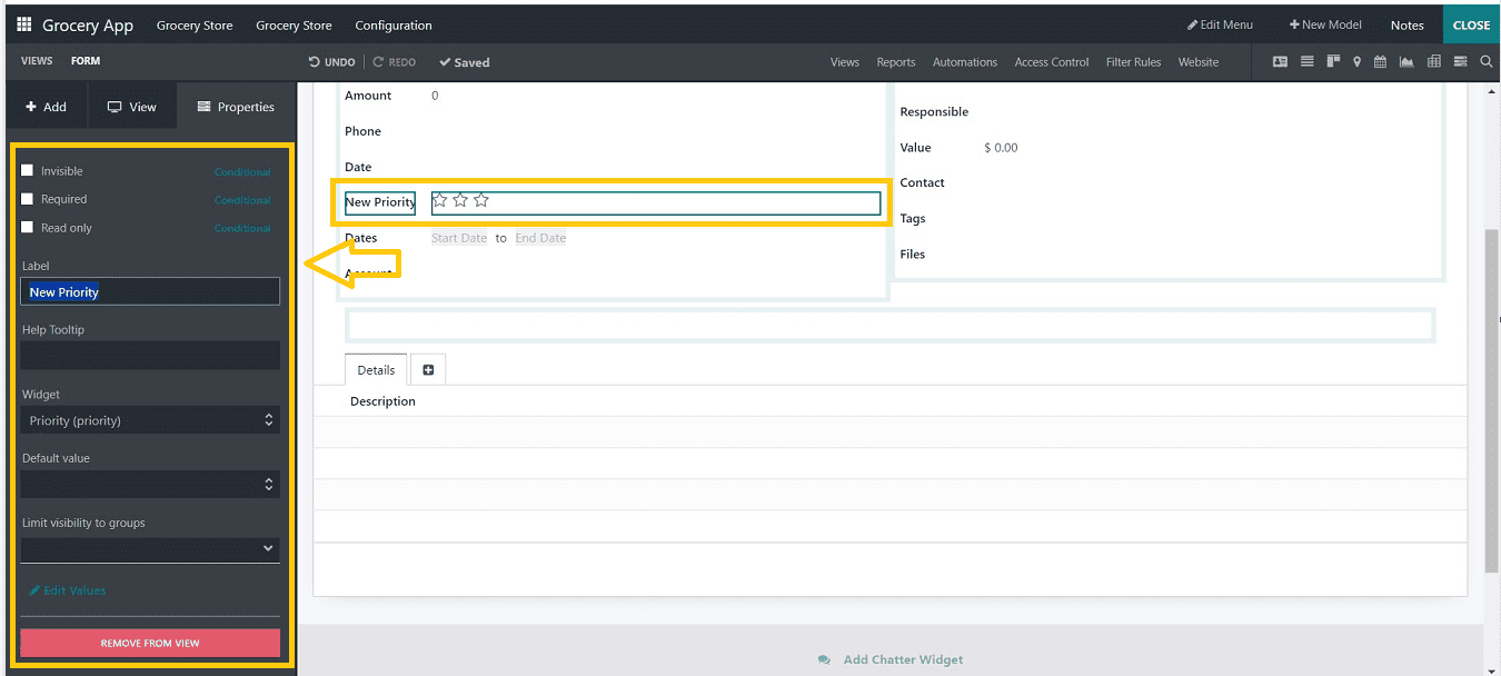 An Overview of Components & Fields in Odoo 16 Studio App-cybrosys