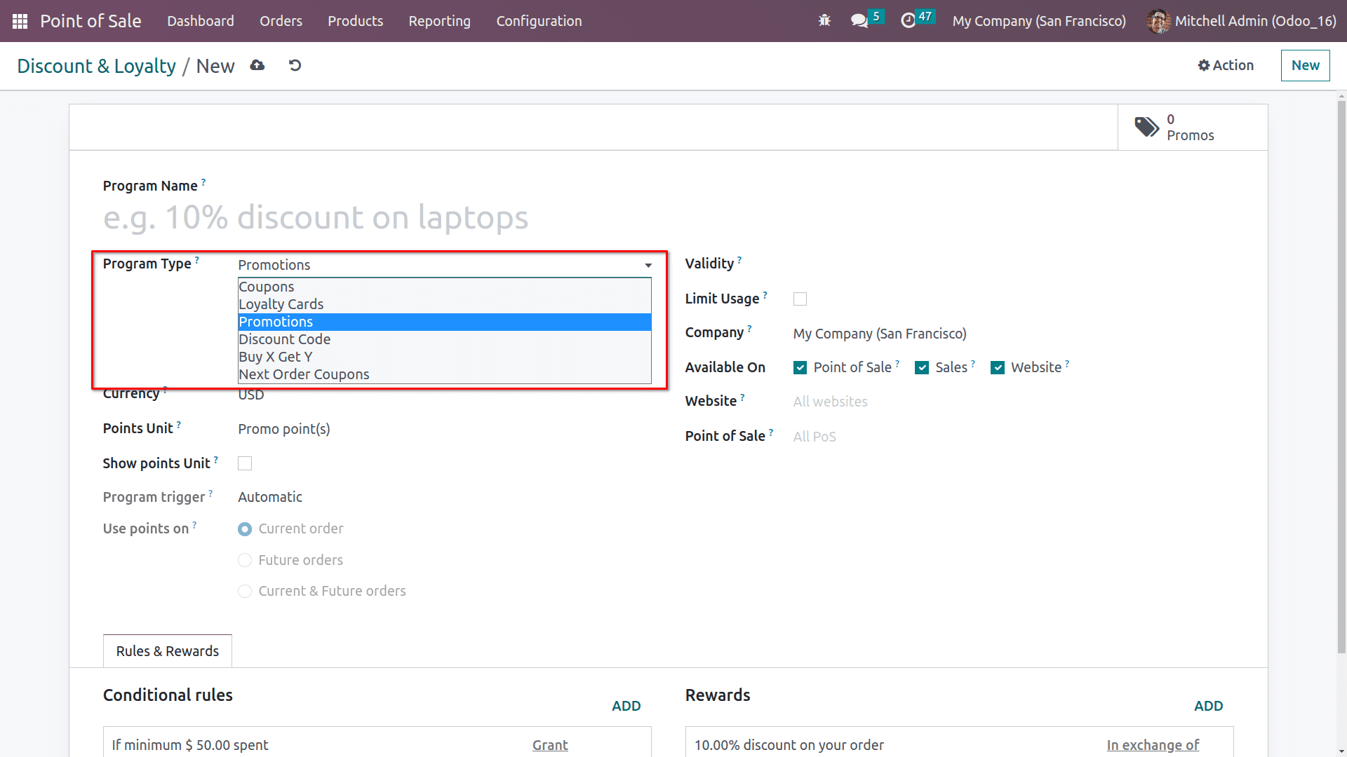 An Overview of Coupons and Promotion in Odoo 16 POS-cybrosys