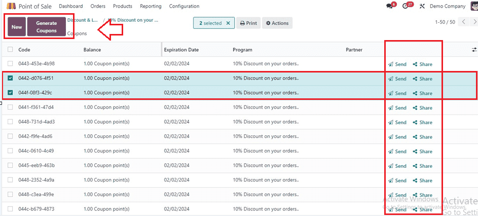 An Overview of Coupons & Promotion in Odoo 17 Point of Sale-cybrosys