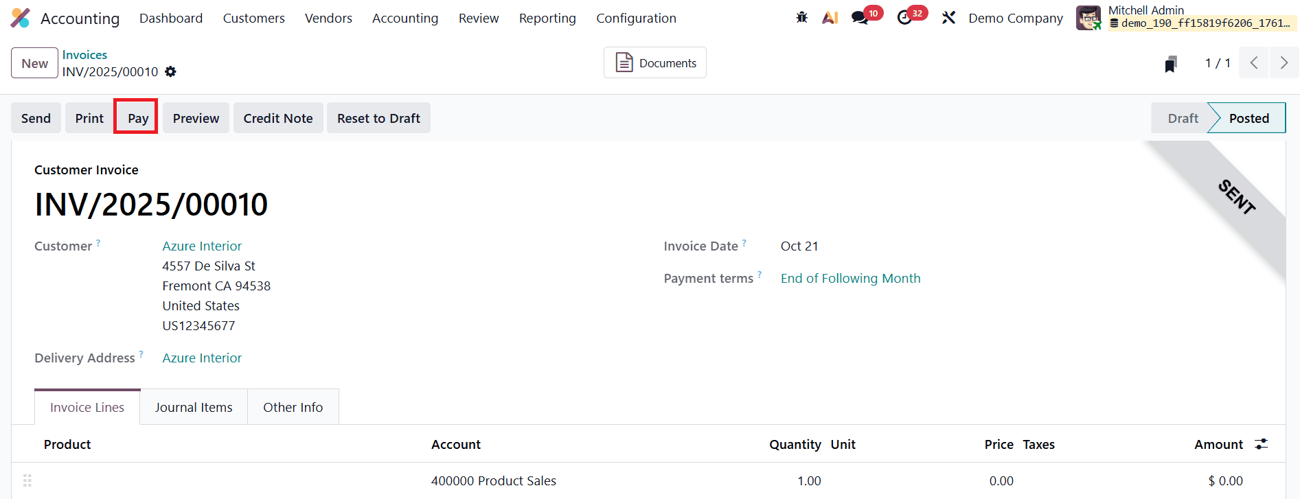 An Overview of Creating Customer Invoices in Odoo 19-cybrosys