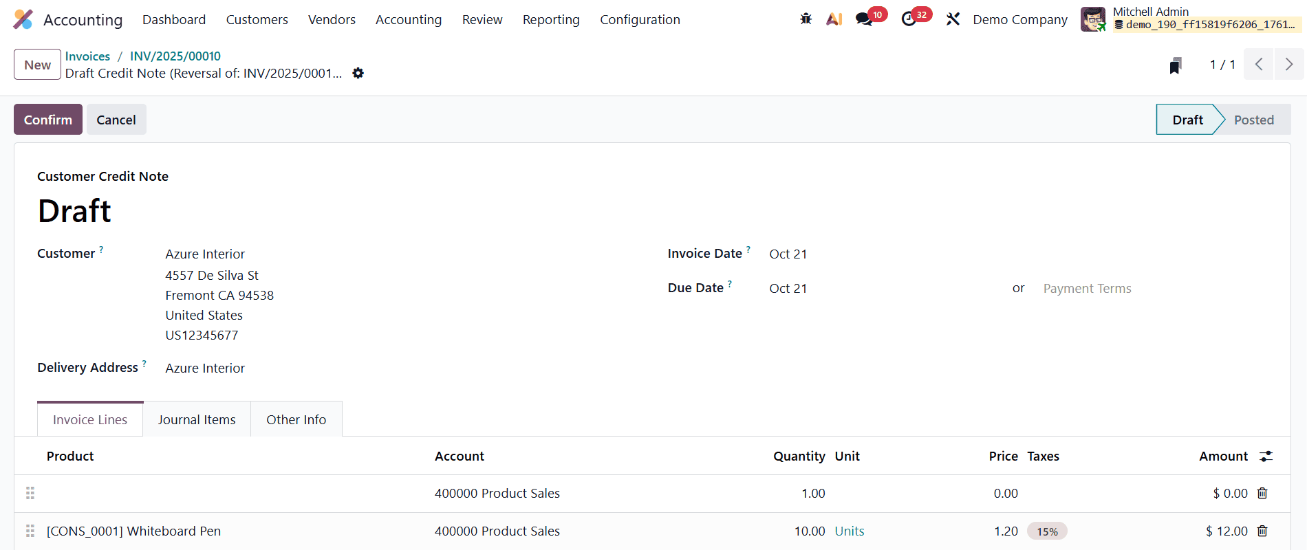 An Overview of Creating Customer Invoices in Odoo 19-cybrosys