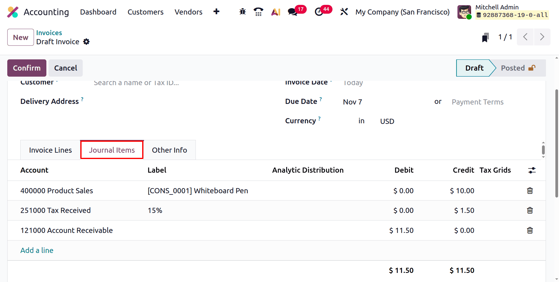 An Overview of Creating Customer Invoices in Odoo 19-cybrosys