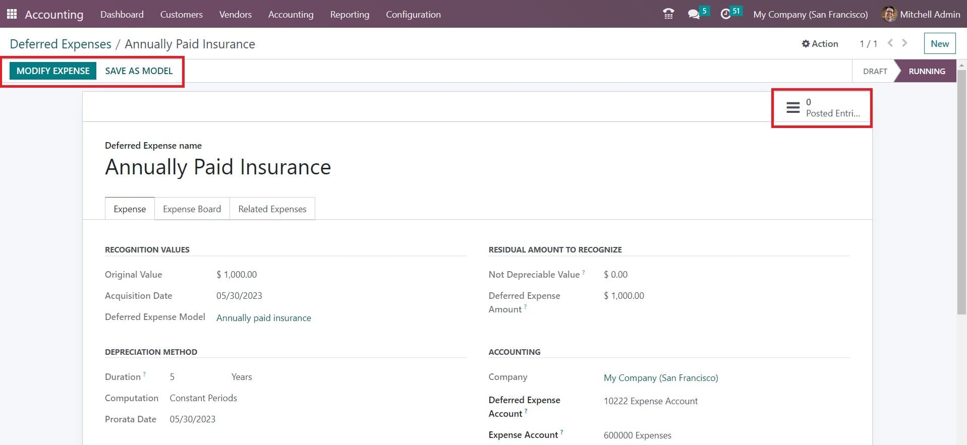 An Overview of Deferred Expense Management in Odoo 16 Accounting-cybrosys
