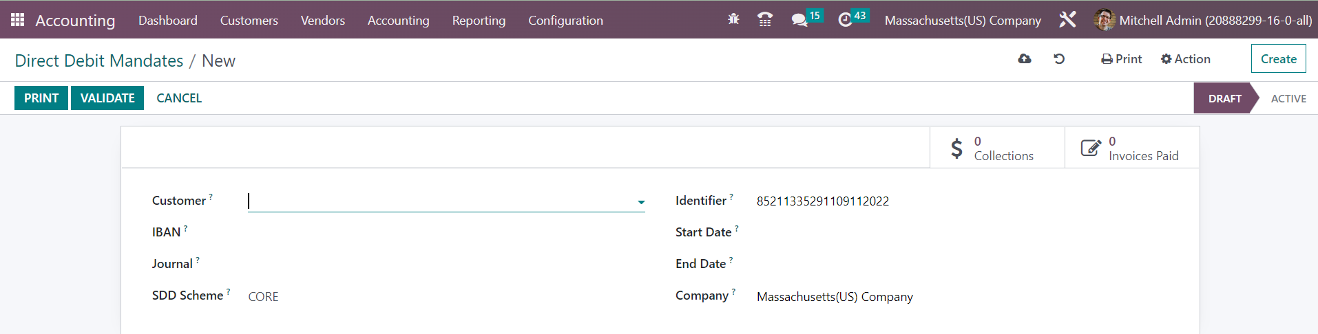 An Overview of Direct Debit Mandates in Odoo 16 Accounting-cybrosys