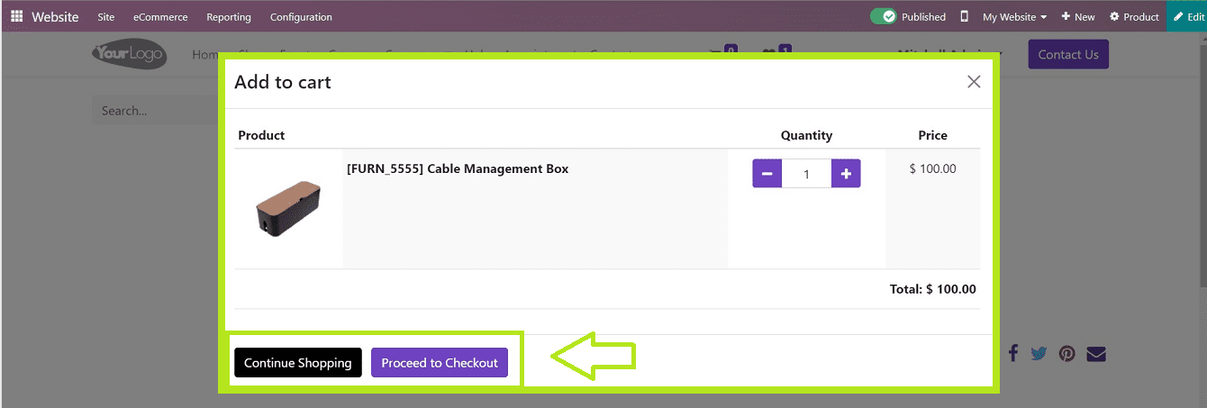 An Overview of Functions & Options Available in Odoo 16  Website App-cybrosys