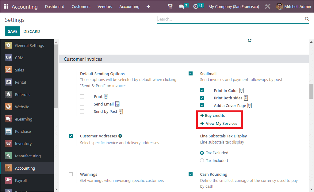 An Overview of Invoice Default Sending Options in Odoo 16 Accounting-cybrosys