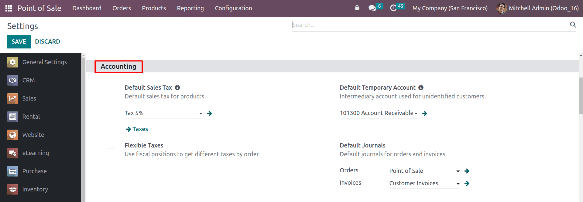 An Overview of Managing Accounts with Odoo 16 POS App-cybrosys