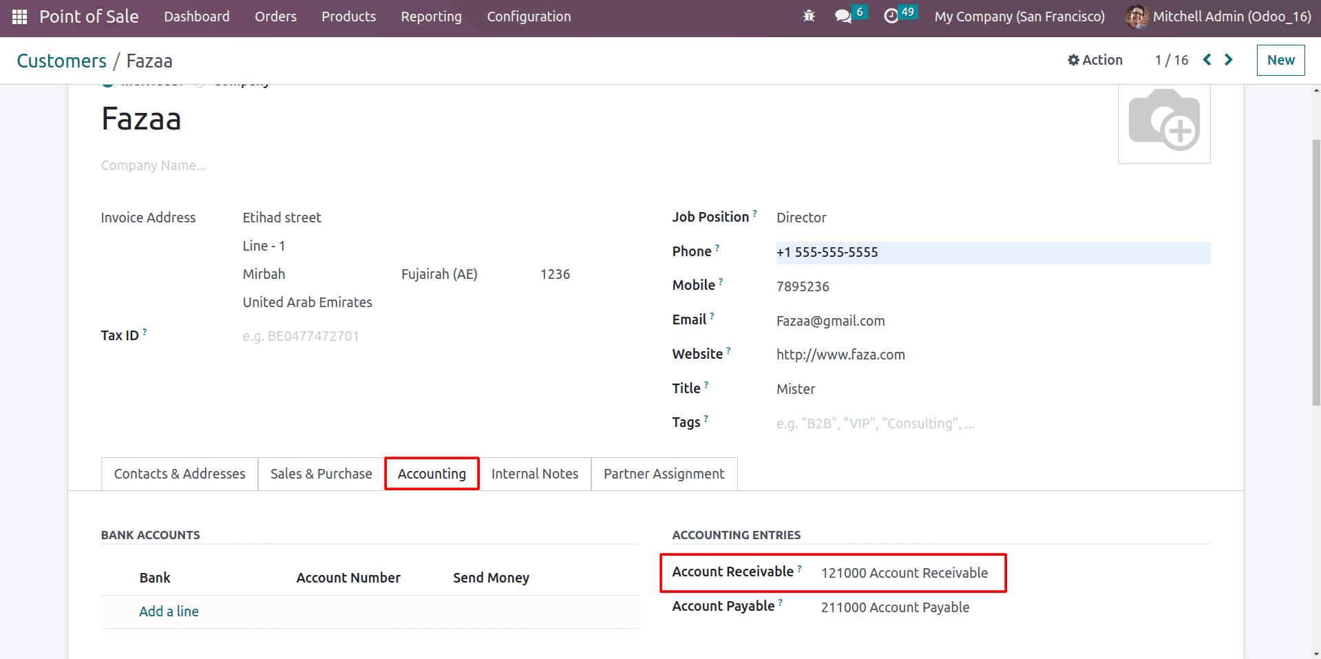 An Overview of Managing Accounts with Odoo 16 POS App-cybrosys