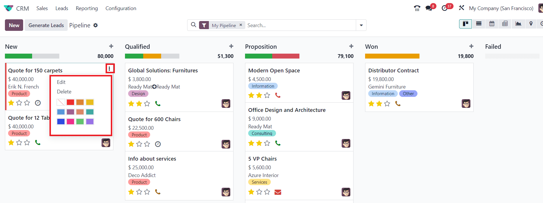 An Overview of Managing Stages & Pipelines in Odoo 17 CRM-cybrosys