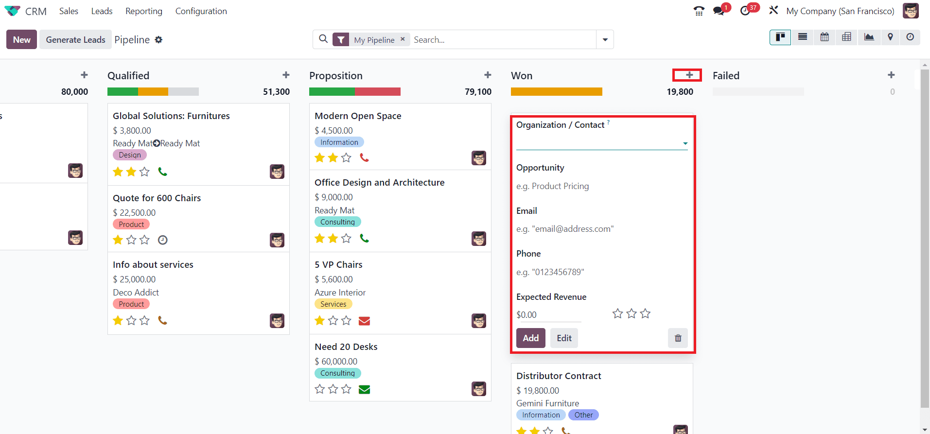 An Overview of Managing Stages & Pipelines in Odoo 17 CRM-cybrosys