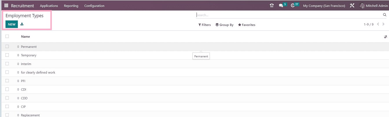 An Overview of Menu Options Available in the Odoo 16 Recruitment App-cybrosys