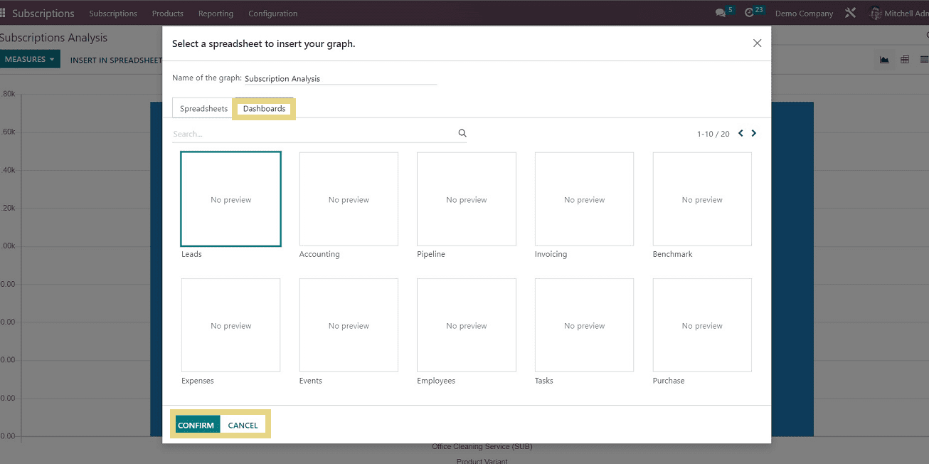 An Overview of Multiple Reporting Features in Odoo 16 Subscription Module-cybrosys