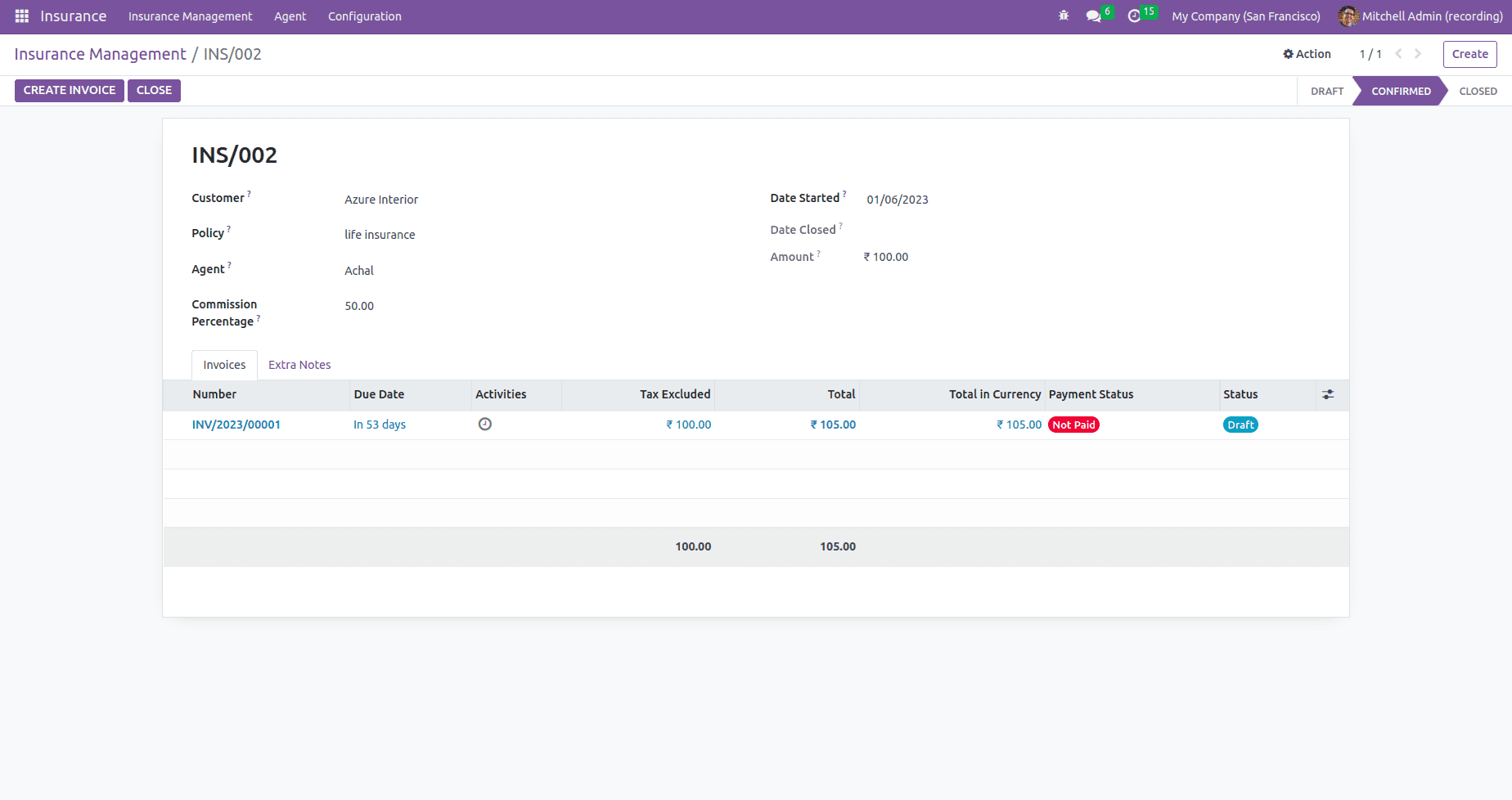 An Overview of Odoo 16 Insurance Management App-cybrosys