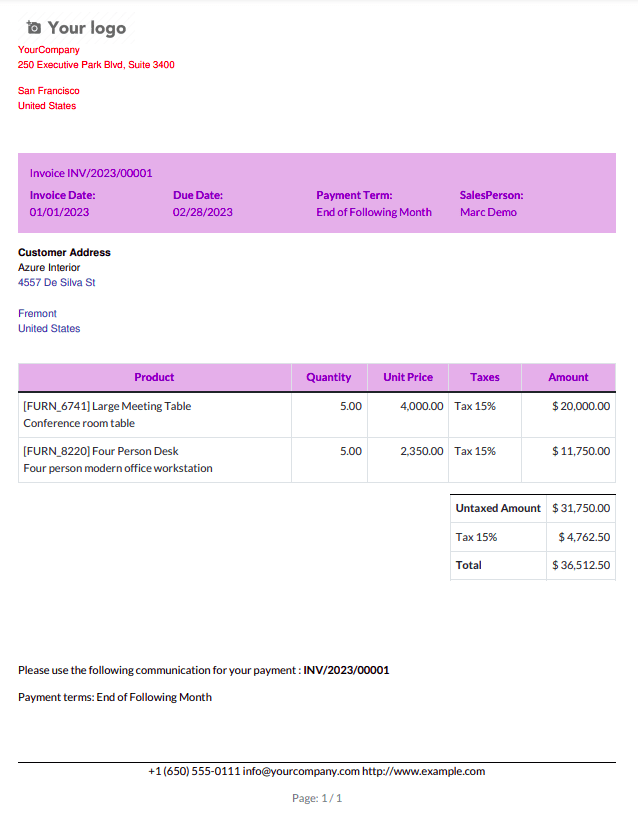 An Overview of Odoo 16 Invoice Format Editor Application-cybrosys