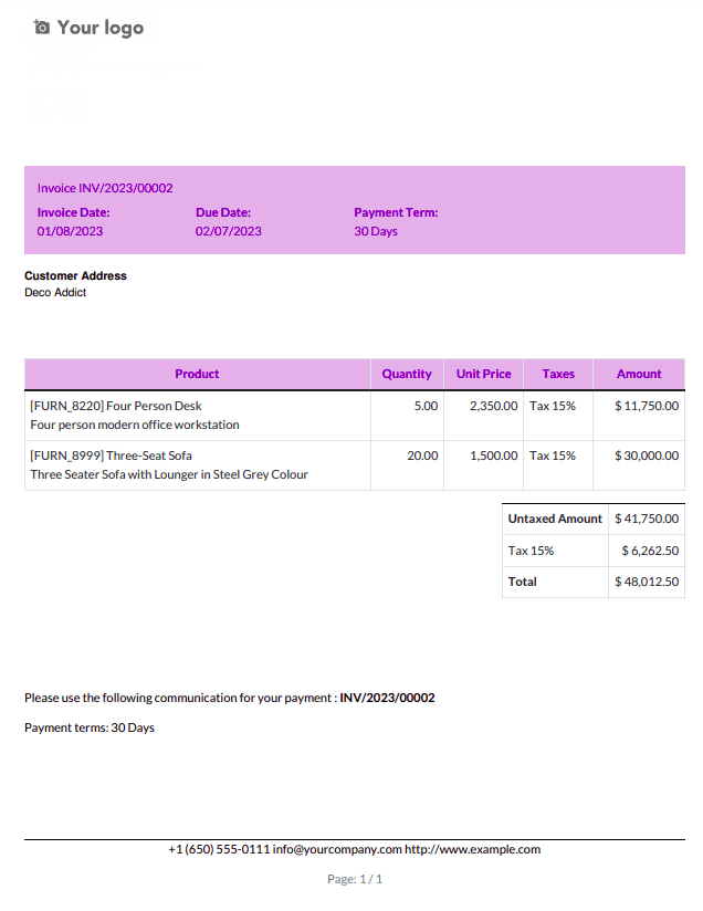 An Overview of Odoo 16 Invoice Format Editor Application-cybrosys