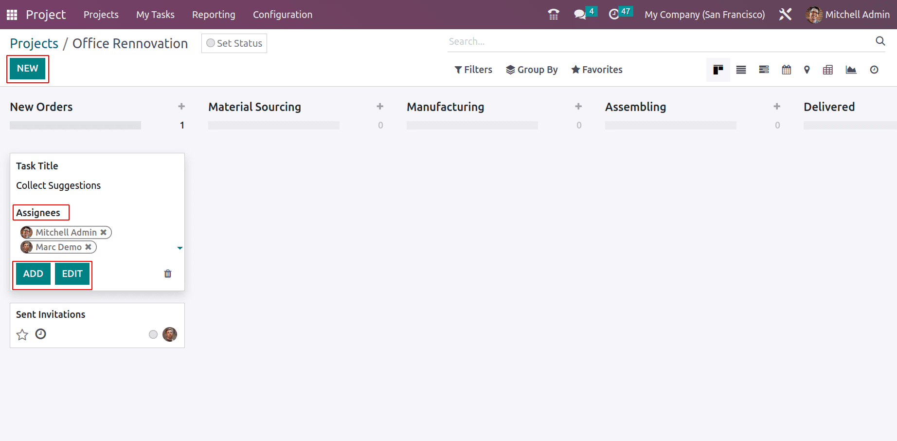 An Overview of Odoo 16 Project Management and Task Management-cybrosys