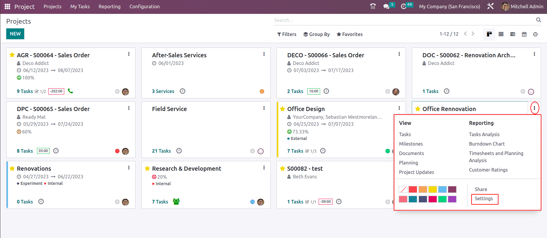 An Overview of Odoo 16 Project Management and Task Management-cybrosys