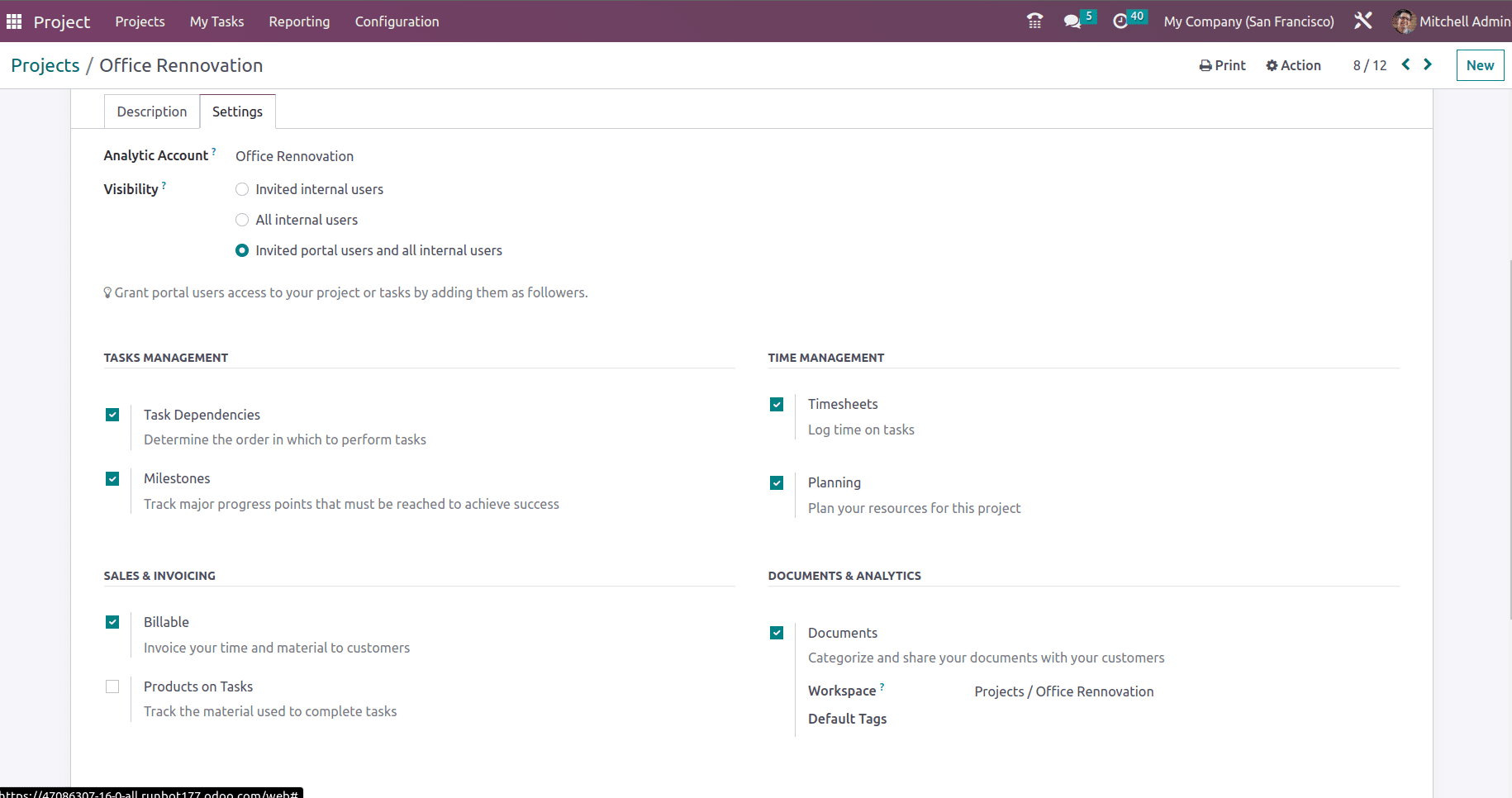 An Overview of Odoo 16 Project Management and Task Management-cybrosys