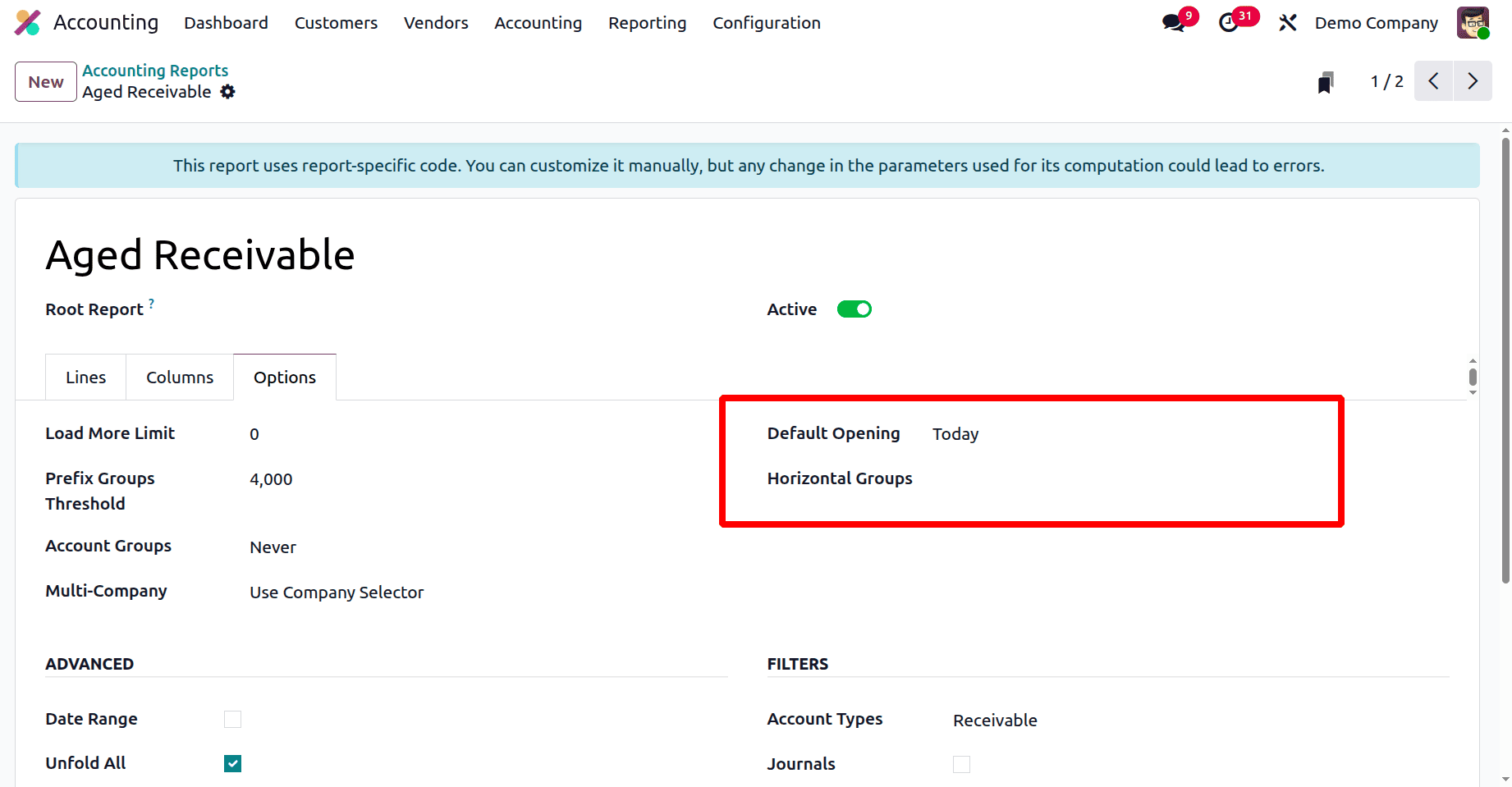 An Overview of Odoo 18 Accounting Reports-cybrosys