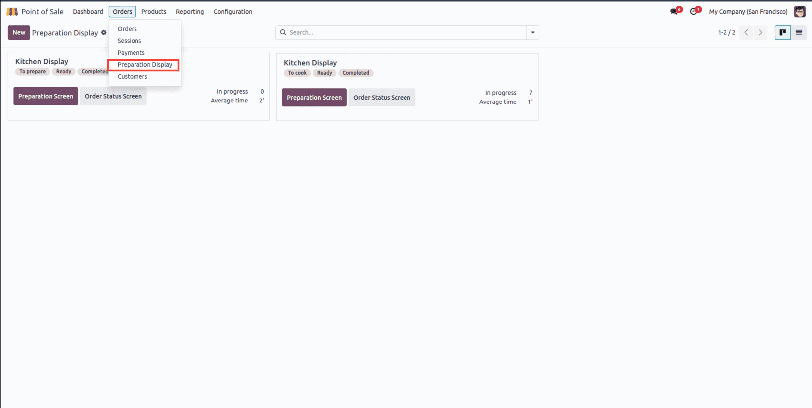An Overview of Odoo 18 Kitchen Display in Point Of Sale-cybrosys
