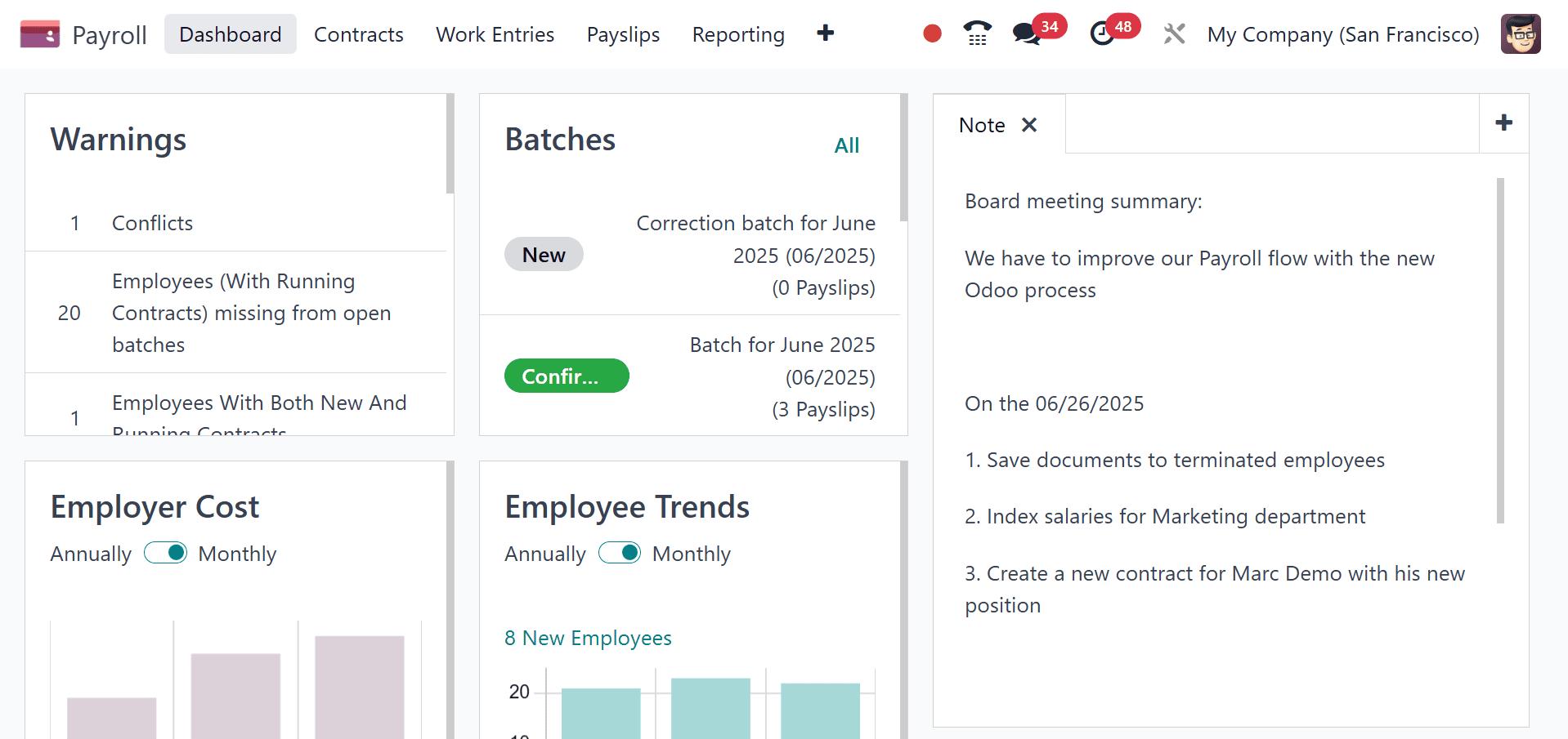 An Overview of Odoo 18 Payroll Module-cybrosys