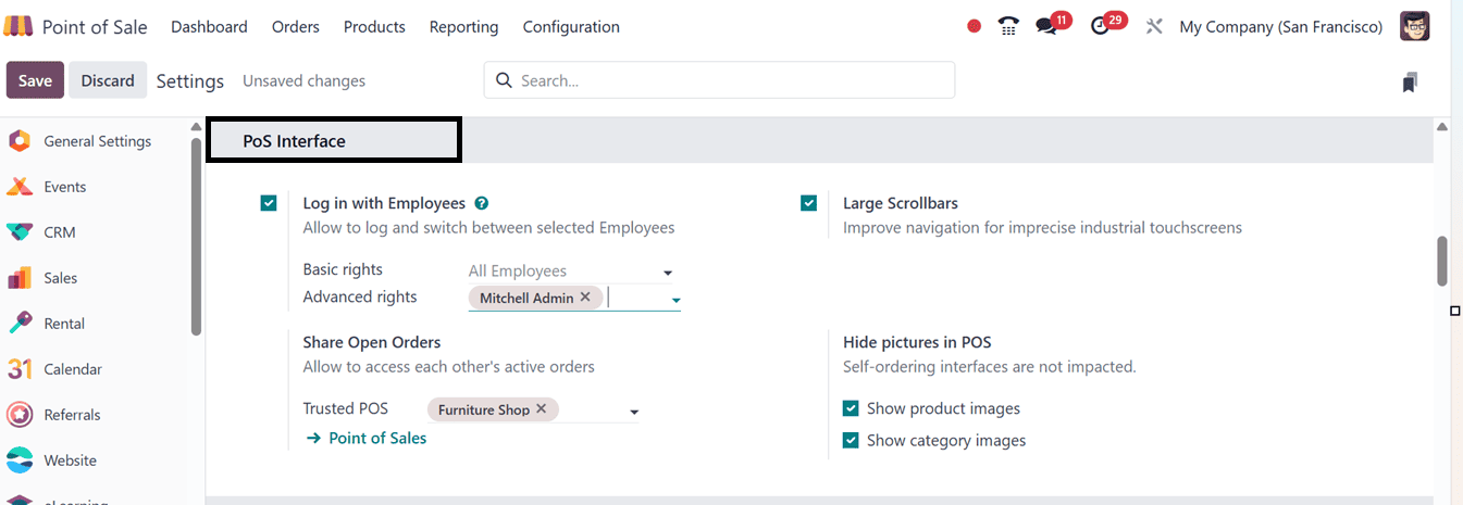 An Overview of Odoo 18 POS Interface Settings-cybrosys