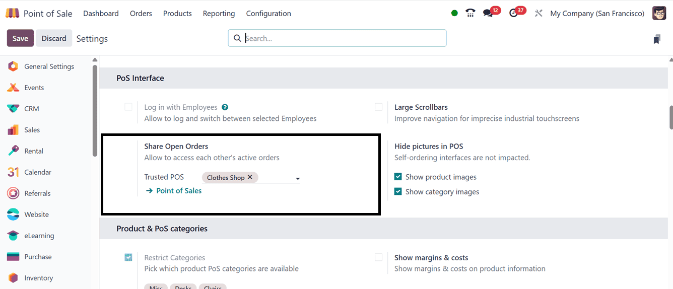 An Overview of Odoo 18 POS Interface Settings-cybrosys