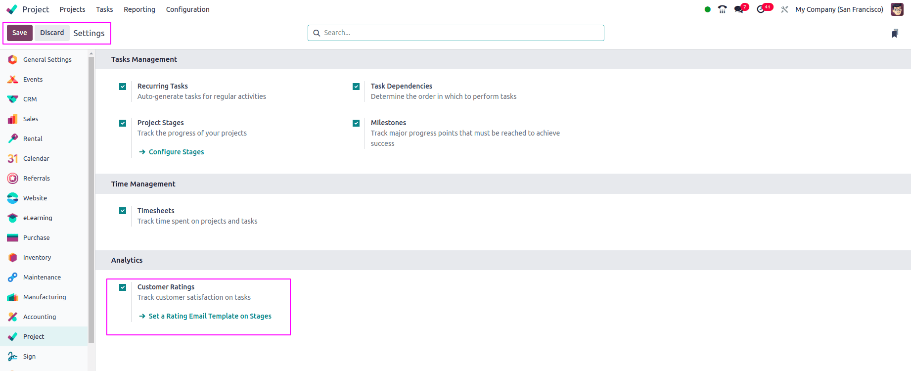 An Overview of Odoo 18 Project Module-cybrosys
