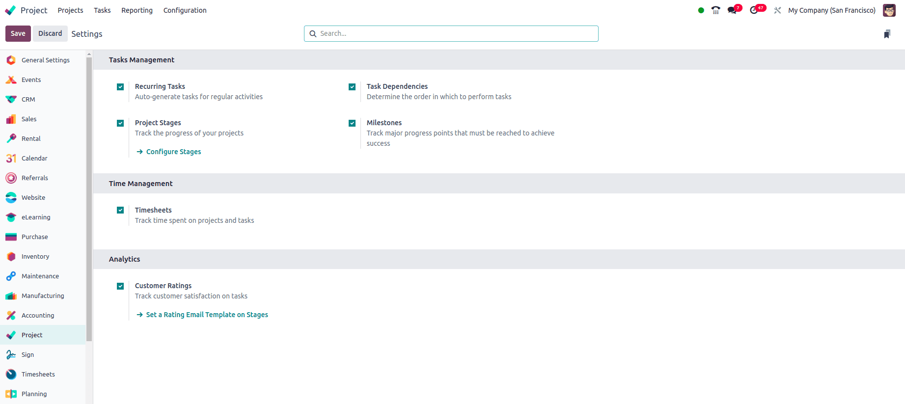 An Overview of Odoo 18 Project Module-cybrosys