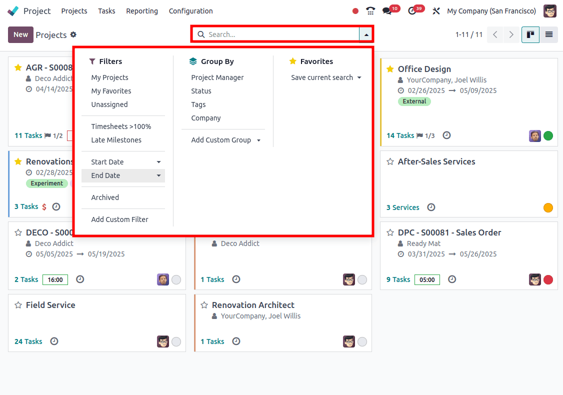 An Overview of Odoo 18 Project Module-cybrosys