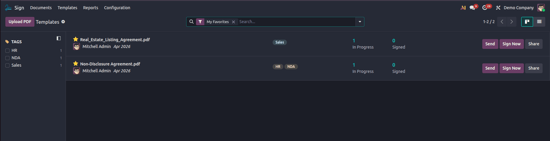 An Overview of Odoo 19 Sign Module-cybrosys