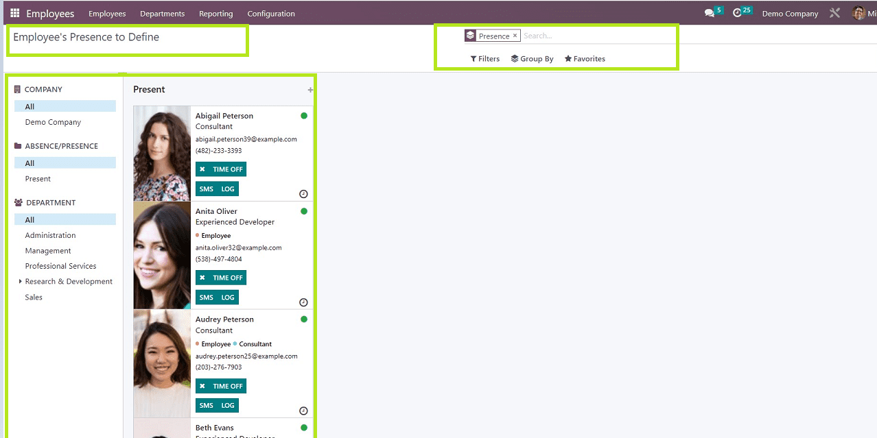 An Overview of Presence Control in Odoo 16 Employees App-cybrosys