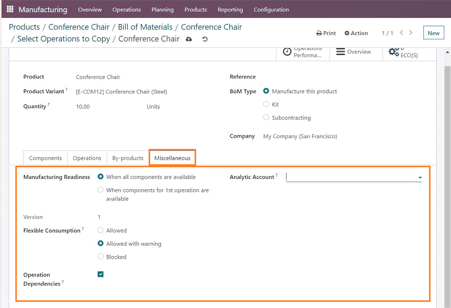 An Overview of Product ECO Updations From Manufacturing in Odoo 16-cybrosys