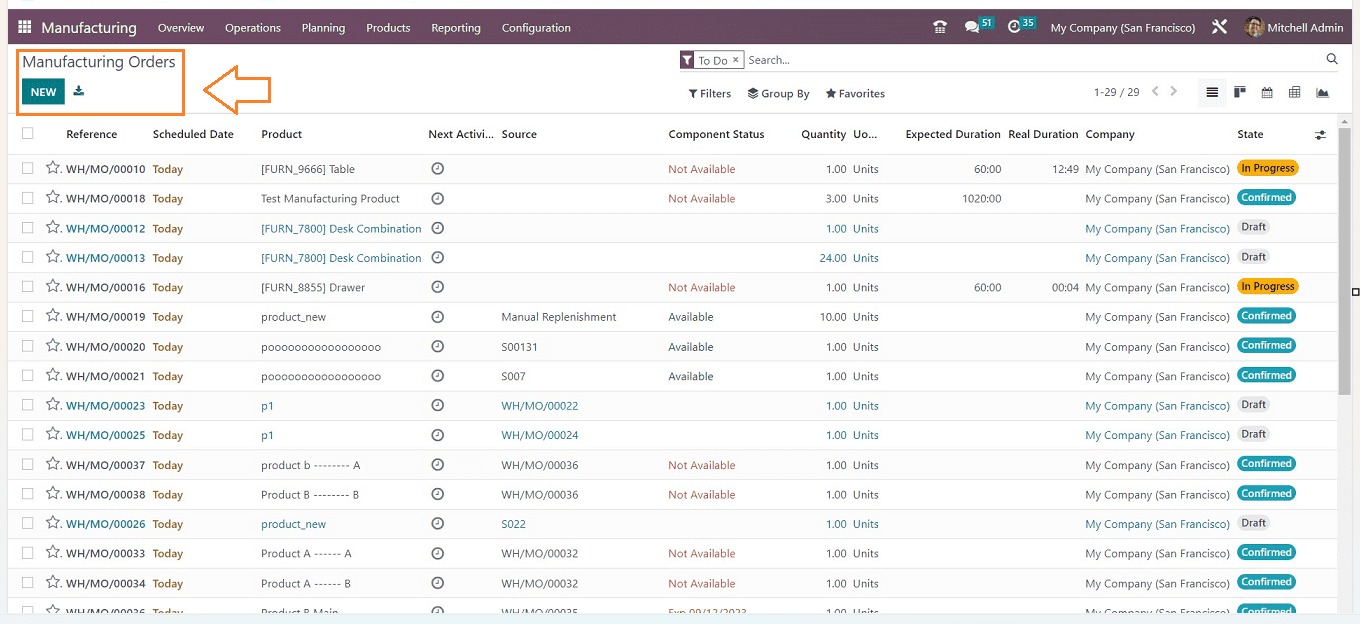 An Overview of Product ECO Updations From Manufacturing in Odoo 16-cybrosys