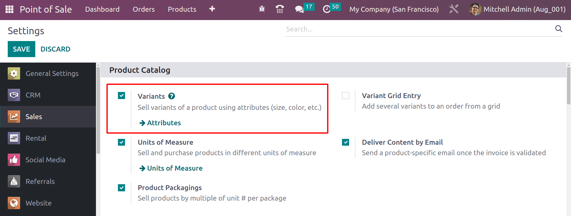 An Overview of Product Variant Management with Odoo 16 POS-cybrosys