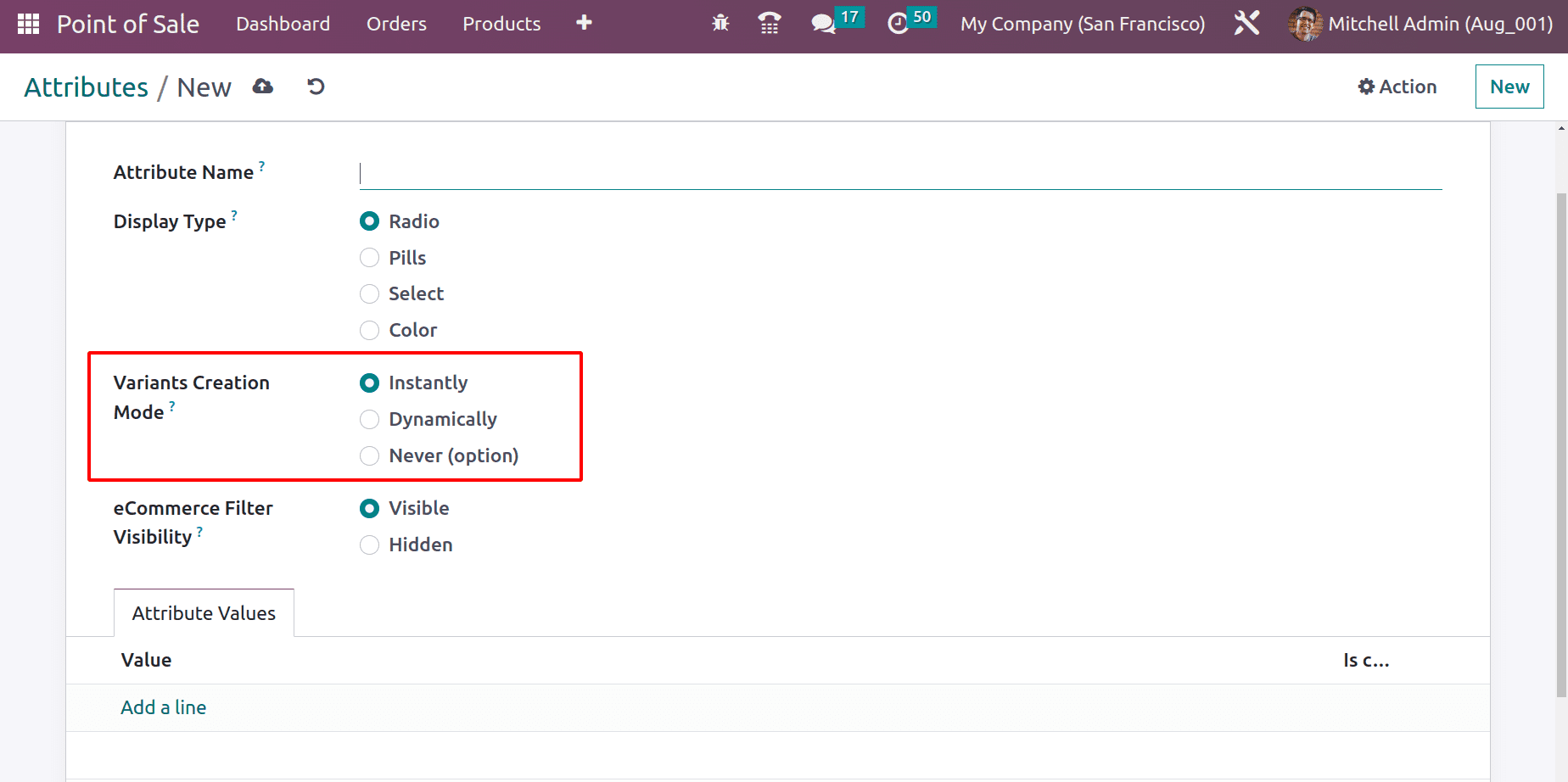 An Overview of Product Variant Management with Odoo 16 POS-cybrosys