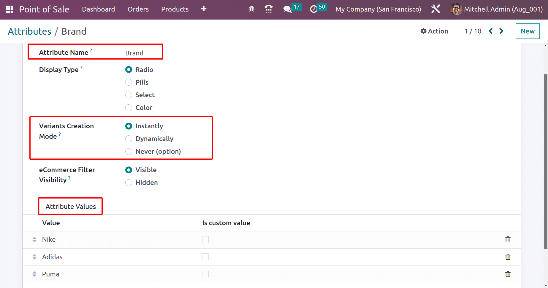 An Overview of Product Variant Management with Odoo 16 POS-cybrosys