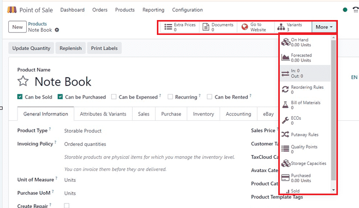 An Overview of Product Variant Management with Odoo 17 POS-cybrosys