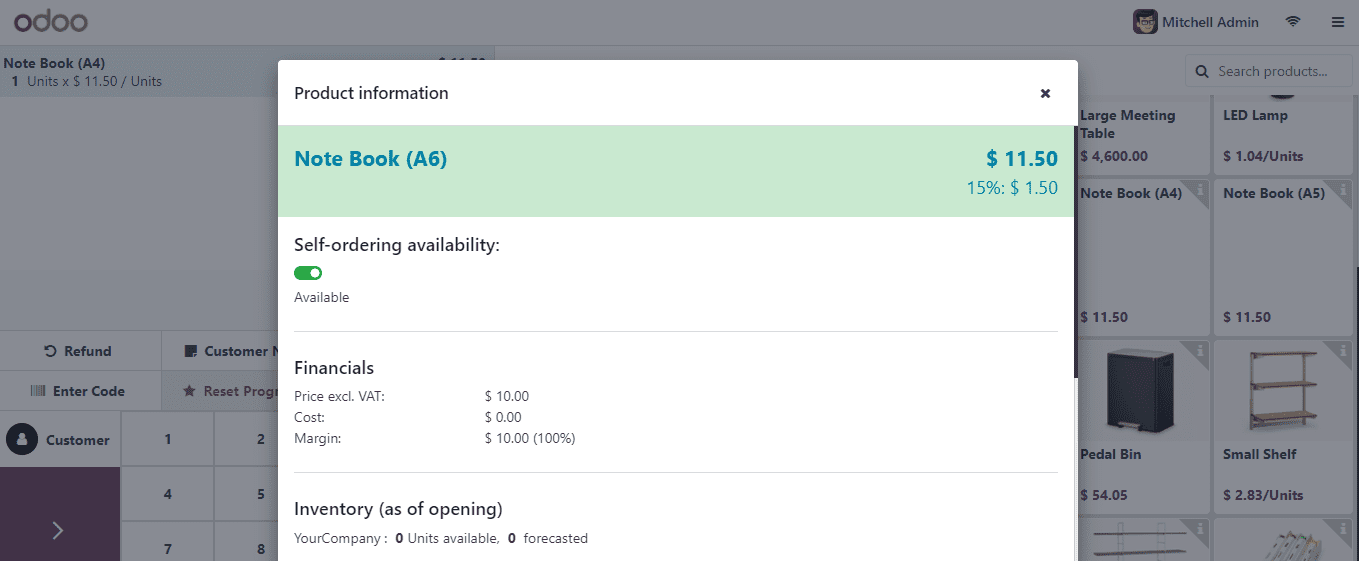 An Overview of Product Variant Management with Odoo 17 POS-cybrosys