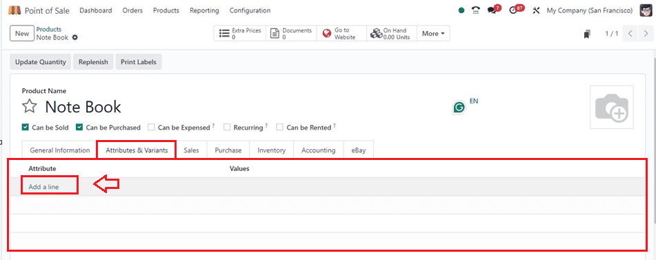 An Overview of Product Variant Management with Odoo 17 POS-cybrosys