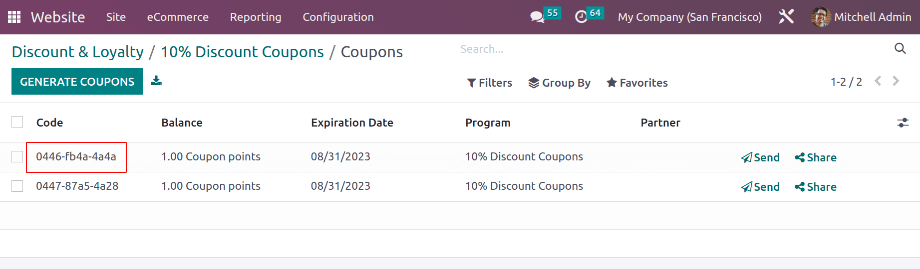 An Overview of Promotions & Coupons Available in Odoo 16 Website App-cybrosys