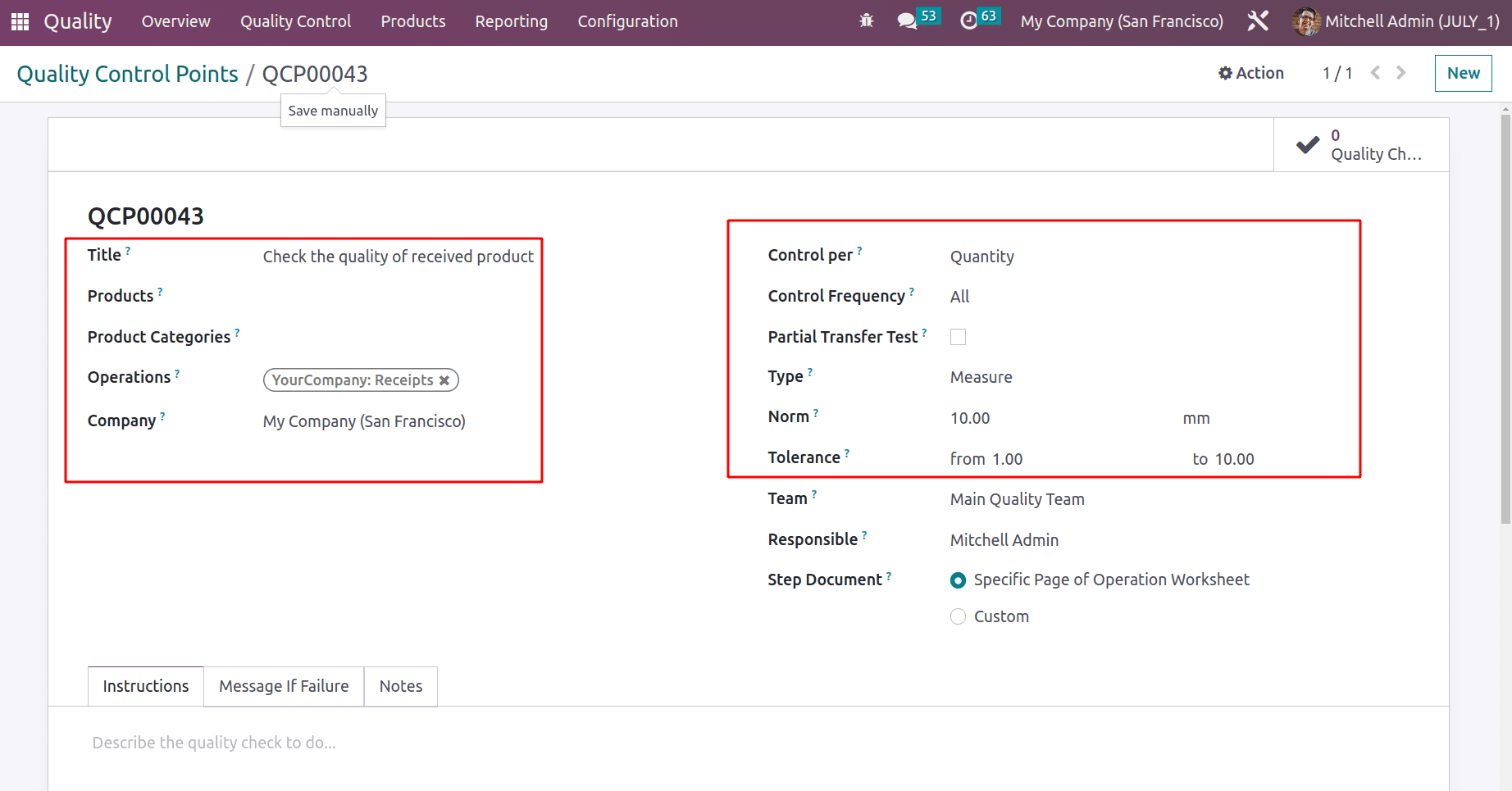 An Overview of Quality Checks & Quality Alerts With Odoo 16 Quality Module-cybrosys