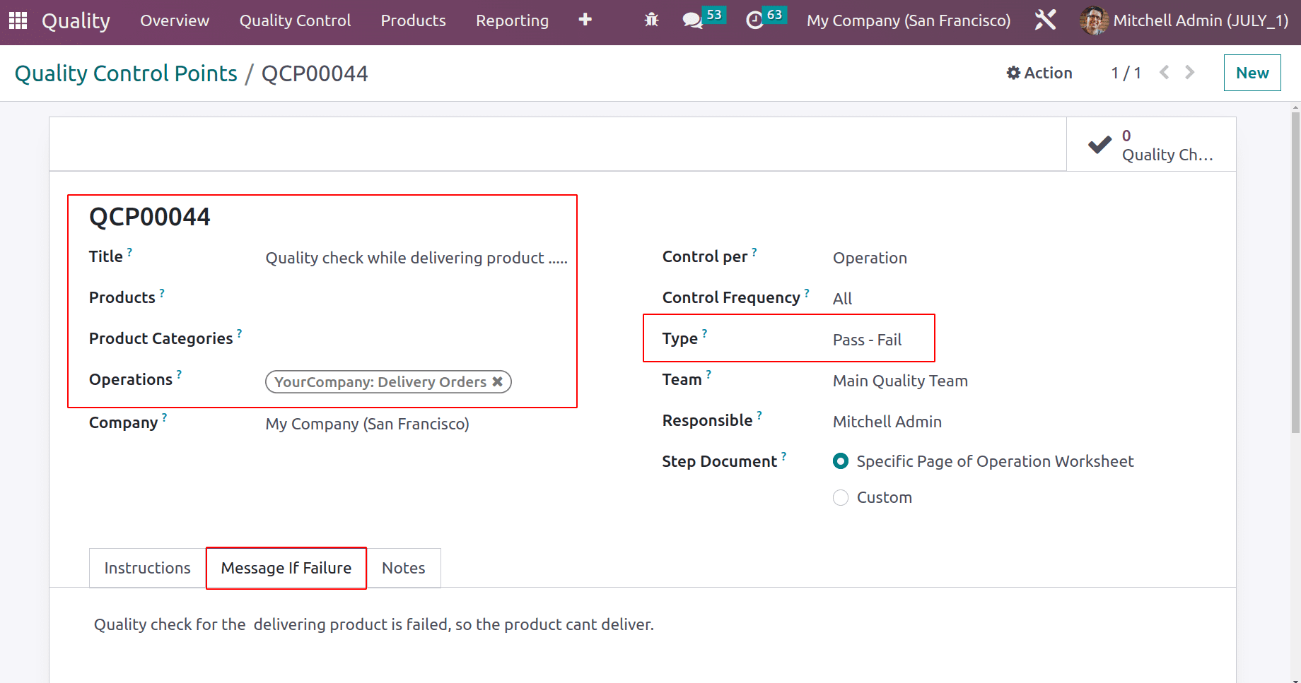 An Overview of Quality Checks & Quality Alerts With Odoo 16 Quality Module-cybrosys