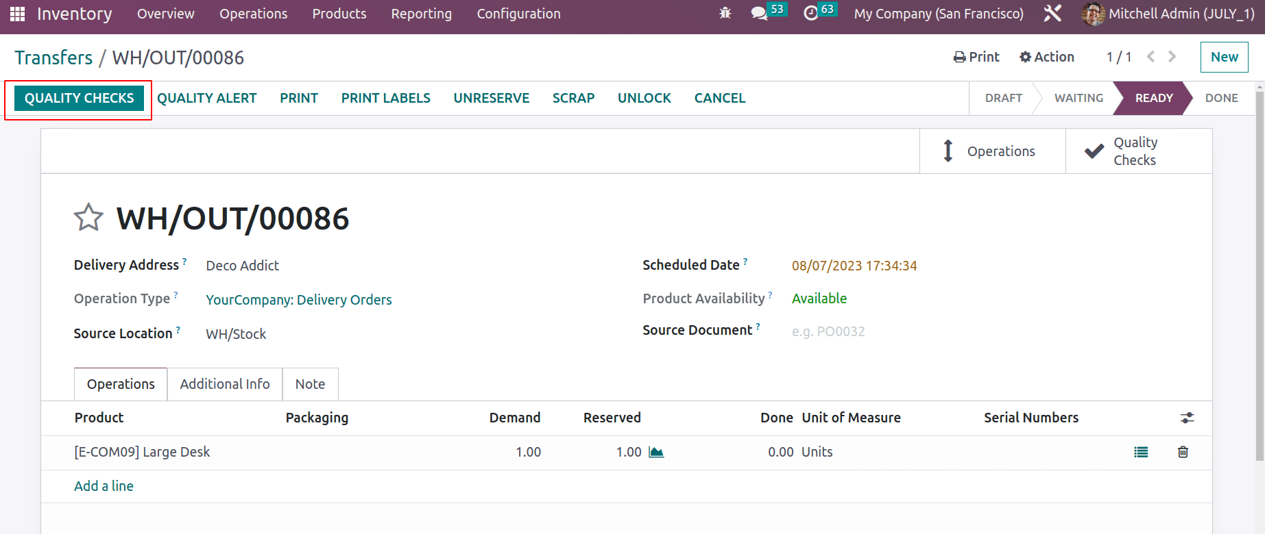 An Overview of Quality Checks & Quality Alerts With Odoo 16 Quality Module-cybrosys