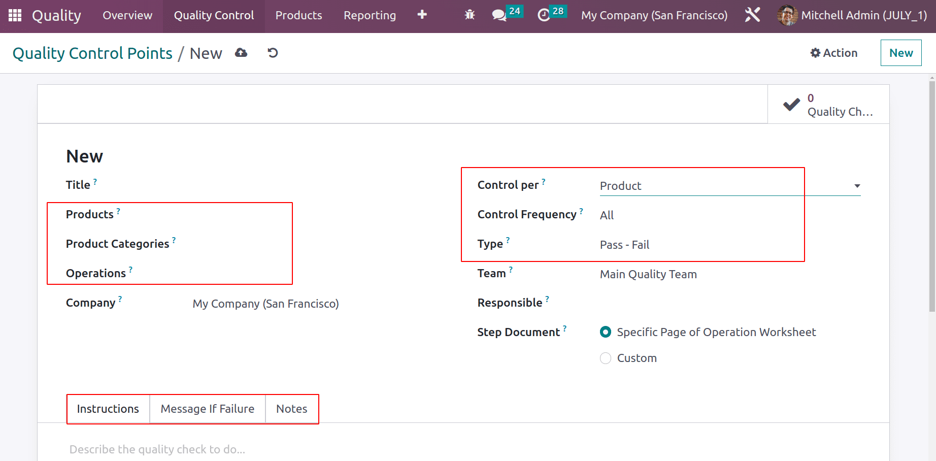 An Overview of Quality Checks & Quality Alerts With Odoo 16 Quality Module-cybrosys