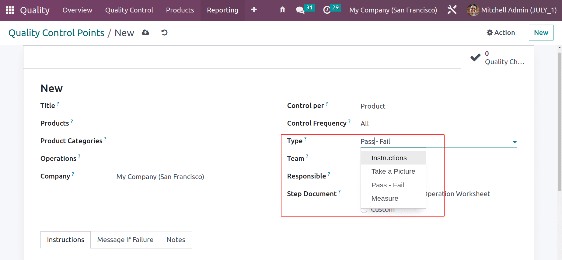 An Overview of Quality Checks & Quality Alerts With Odoo 16 Quality Module-cybrosys