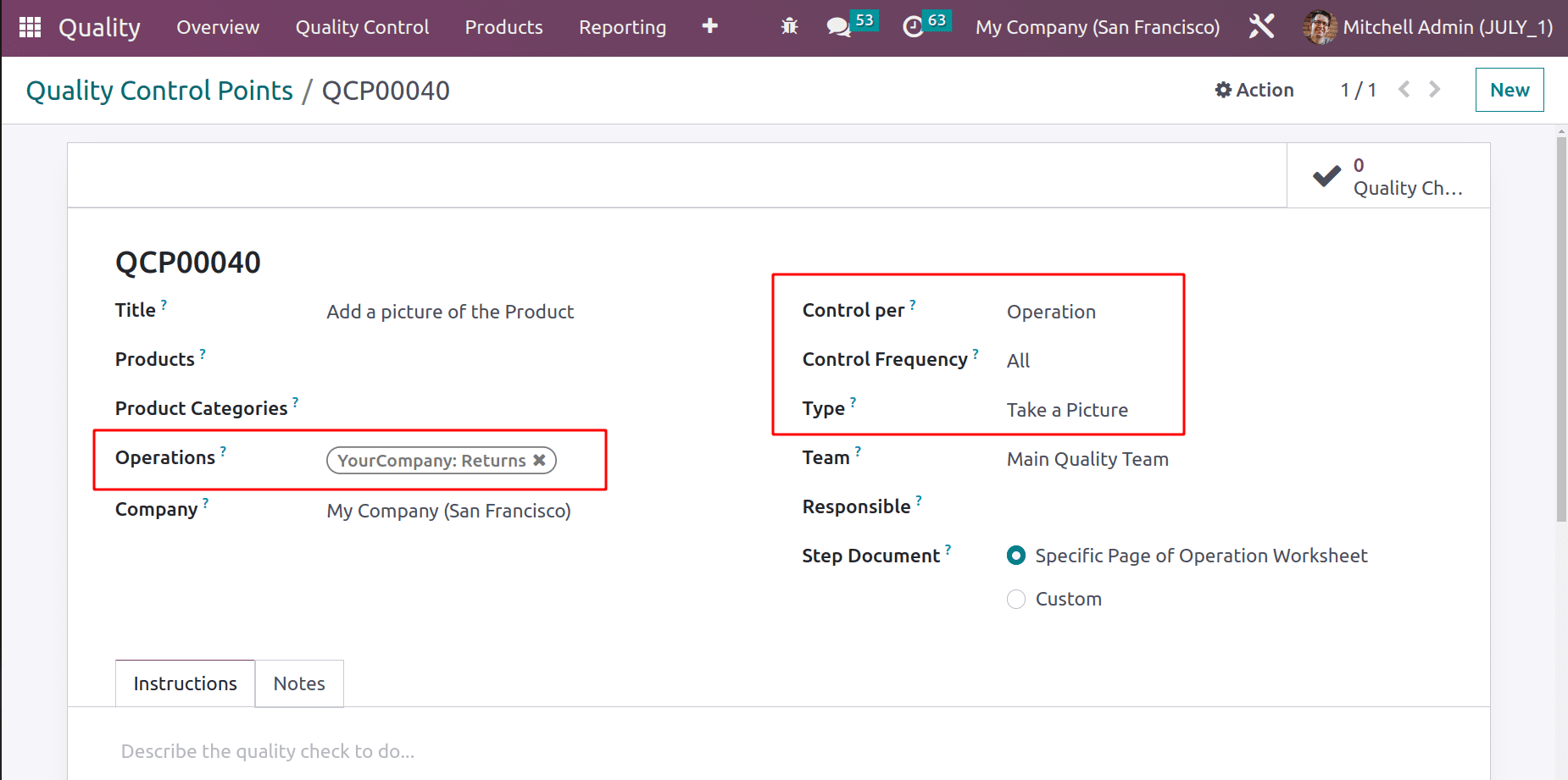 An Overview of Quality Checks & Quality Alerts With Odoo 16 Quality Module-cybrosys