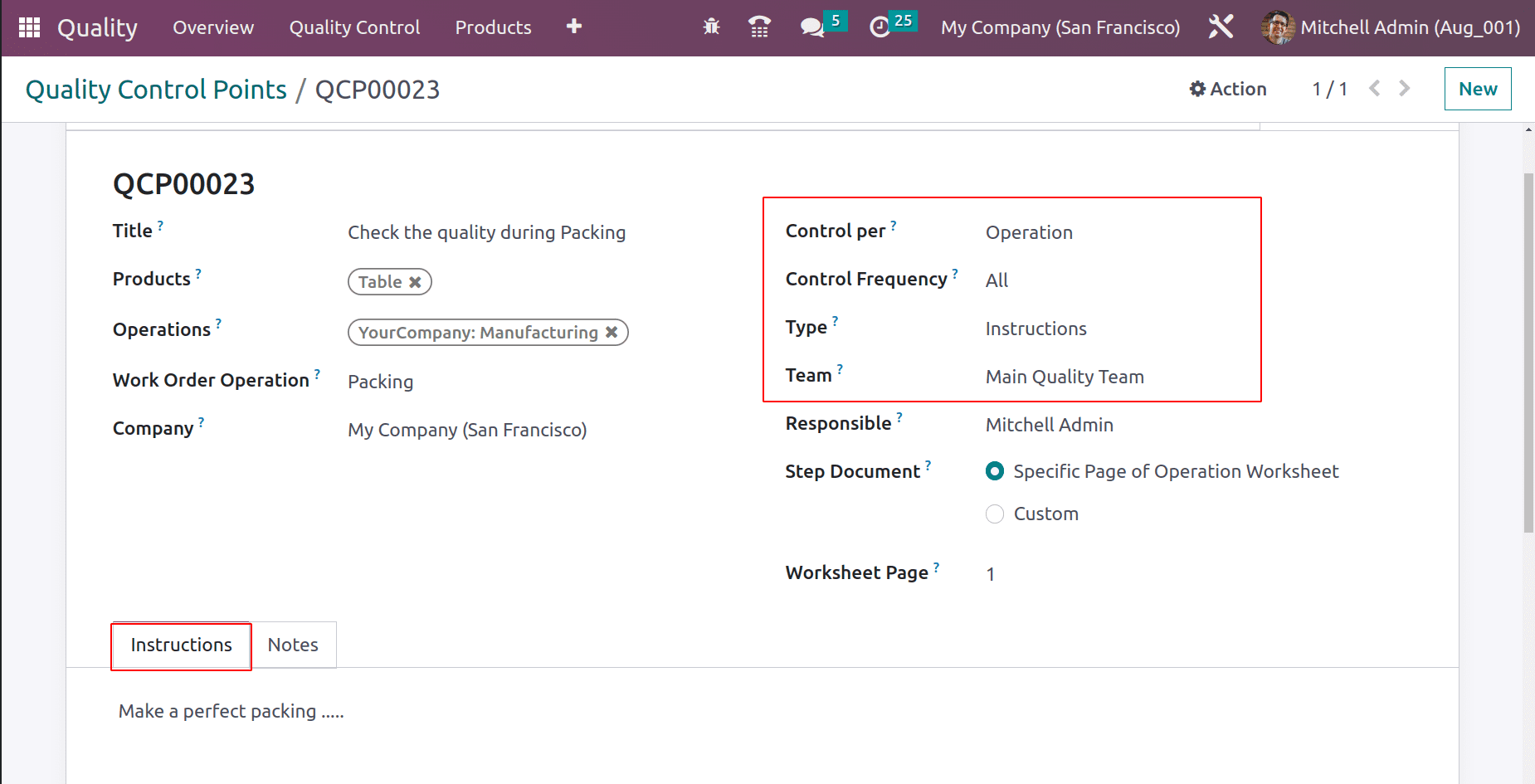 An Overview of Quality Checks for Manufactured Products in Odoo 16-cybrosys