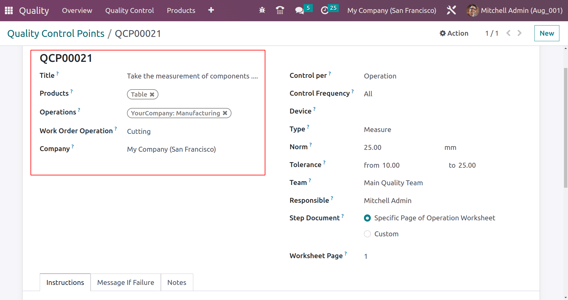 An Overview of Quality Checks for Manufactured Products in Odoo 16-cybrosys